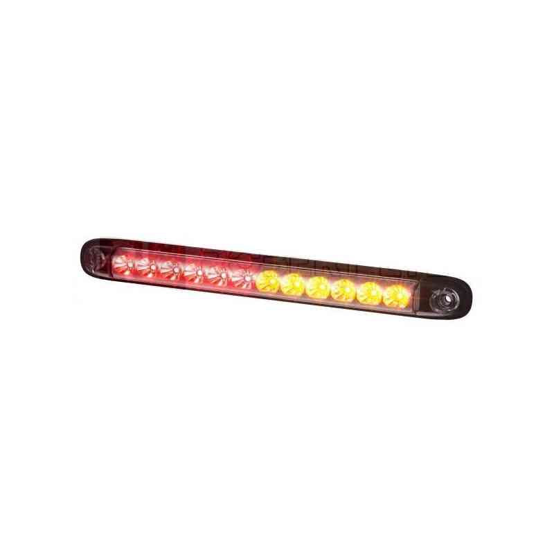 Feu arrière extra fin à Leds - 12/24 Volts - 257 X 27 X 20 mm - IP68