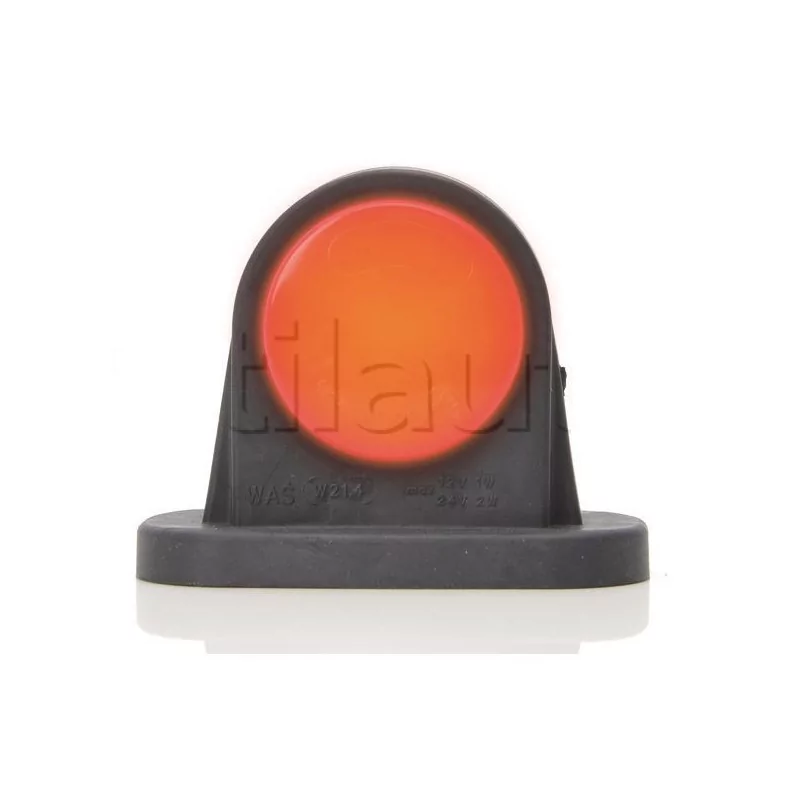 Feu de gabarit bicolore à Leds support caoutchouc - 12/24 Volts - IP68