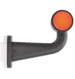 Feu de gabarit bicolore inclinaison 90° support caoutchouc - 12/24 Volts - IP68