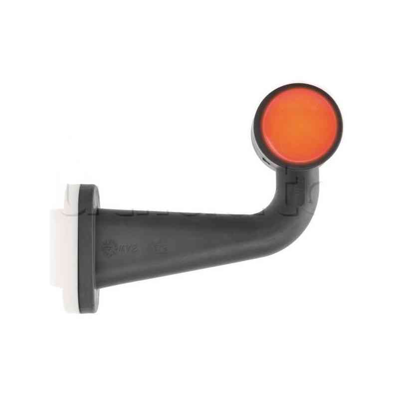 Feu de gabarit bicolore inclinaison 90° support caoutchouc - 12/24 Volts - IP68 Feu de gabarit bicolore inclinaison 90° support caoutchouc - 12/24 Volts - IP68