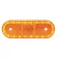 Feu latéral orange à Leds à plaquer - 114 x 40 x 25 mm - 12/24 Volts - IP68