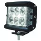 Phare de travail rectangle 6 Leds type CREE + 6 Leds - 9/32 volts - L 98 x H 76 x Ep 82 mm - IP67