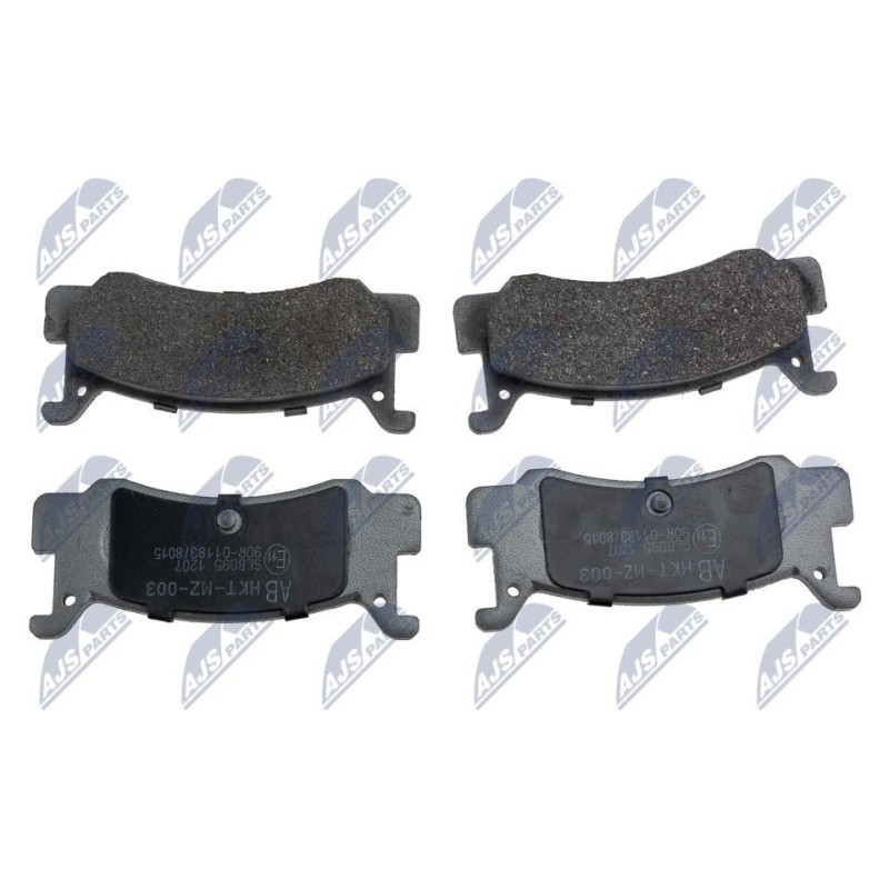 Brakes Plaquettes De Frein Arrière MAZDA 323 BA DIESEL 94 - 36607, AC420781D, PAD579