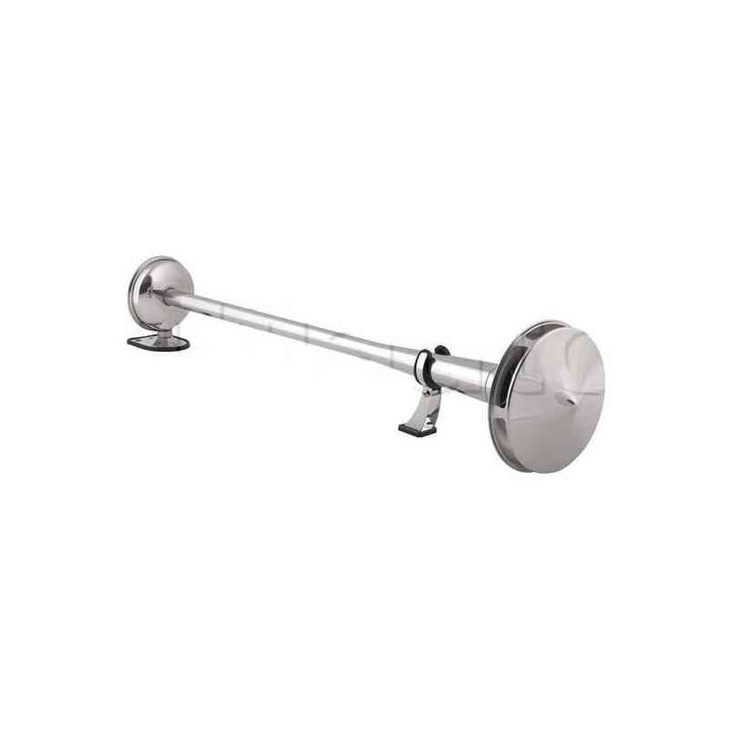 Trompes acier chromé pour véhicules équipés de système à air comprimé 170 HZ Trompes acier chromé pour véhicules équipés de système à air comprimé 170 HZ