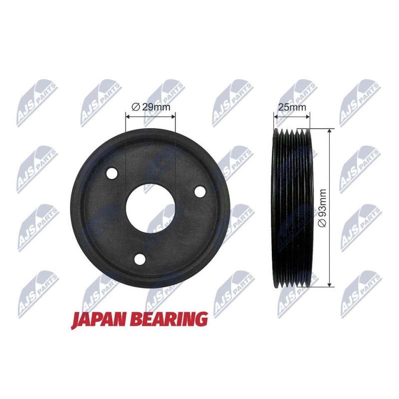 Poulie De Pompe De Direction Assistée RENAULT CLIO II 1.9D - 6001547643, 7700875328