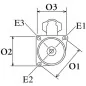 Démarreur 12 Volts, Delco 1113510, 1113518, Mercury marine 50-29105