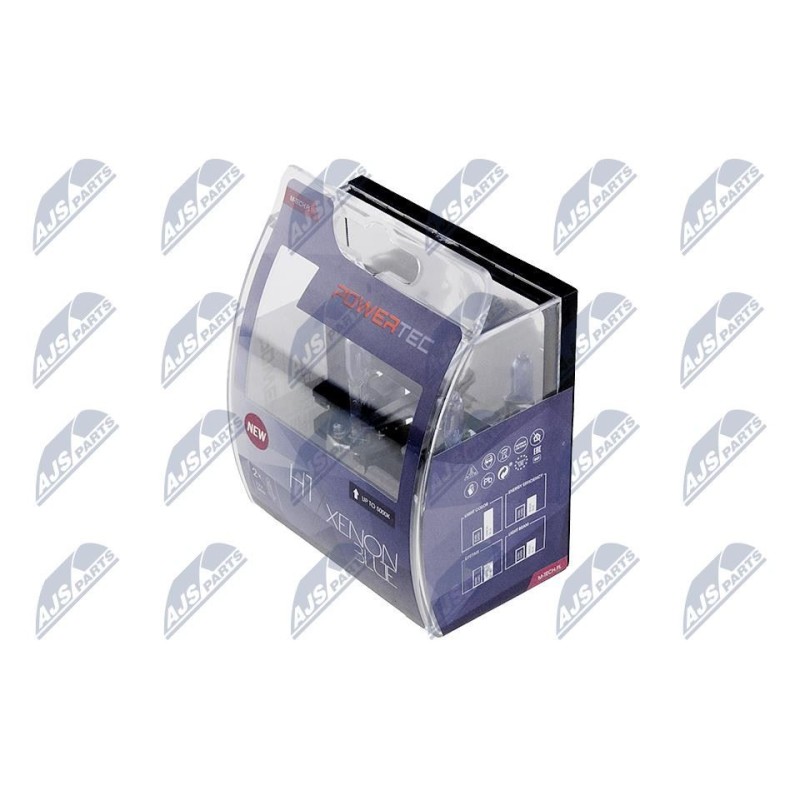 Ampoule Halogène H1 Xénon Bleu BLEUES XÉNON H1 - SANS HOMOLOGUATION - 1 987 302 011, 8GH 002 089-131, LLB448