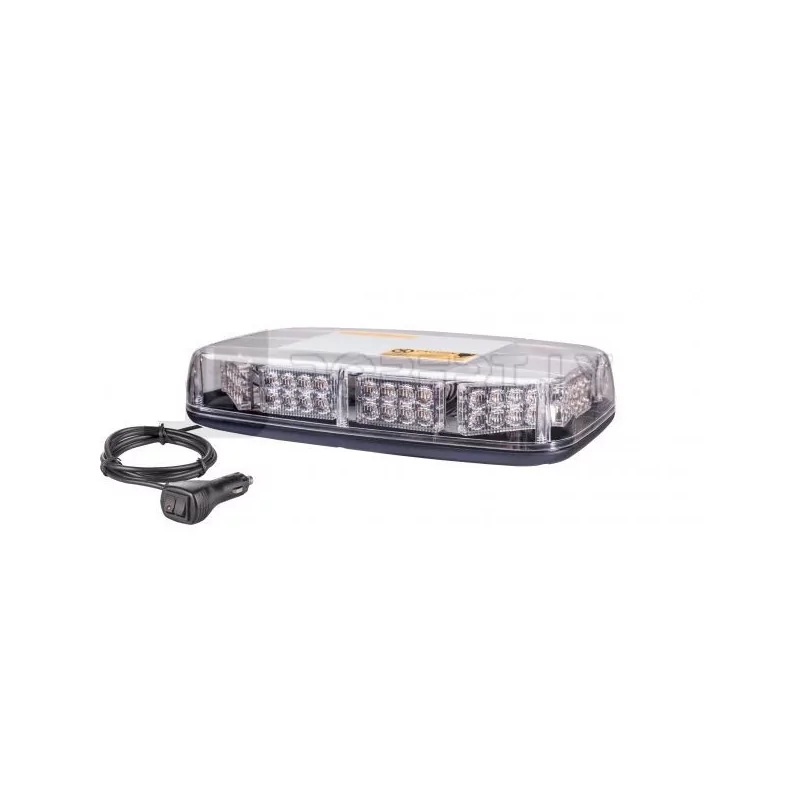 Rampe lumineuse effet flash magnétique 80 Leds - L 275 x l 160 x H 50 mm - IP56