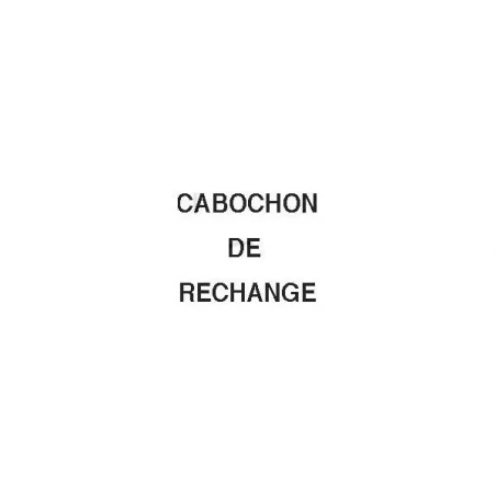 Cabochon de rechange orange pour gyrophares réfs. 403014 - 403010 - 403016 - 403000- 403008