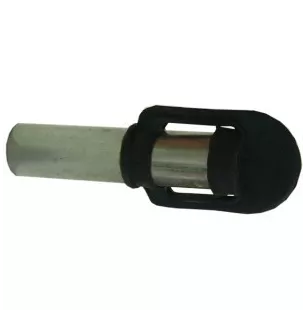 SOCLE PASSE CLOISON A SOUDER-BIPOLAIRE-POUR GYROPHARES (D:24-H:100mm)