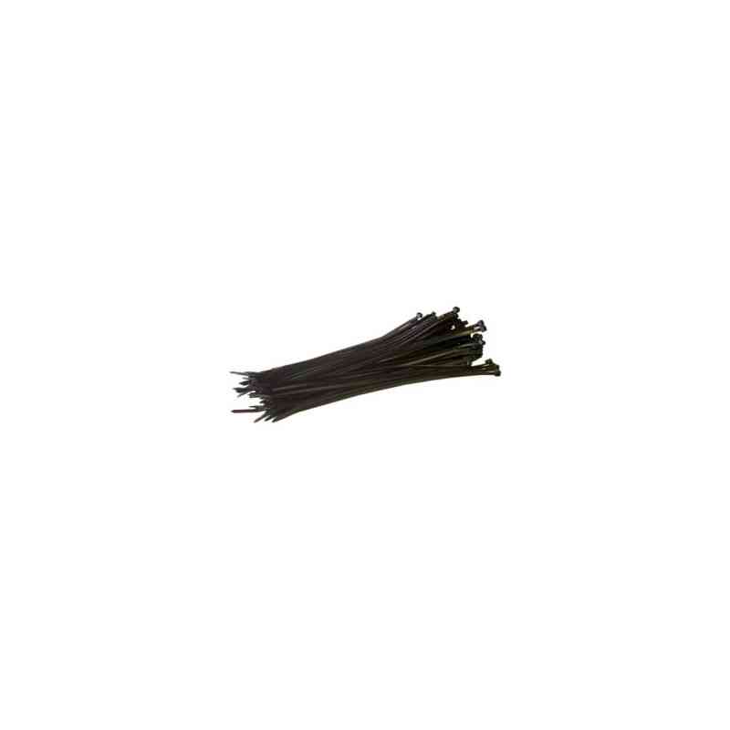 COLLIERS POLYAMIDE 6/6 NOIR LARG:4.8MM/LONG:390MM (SACHET DE 100P)