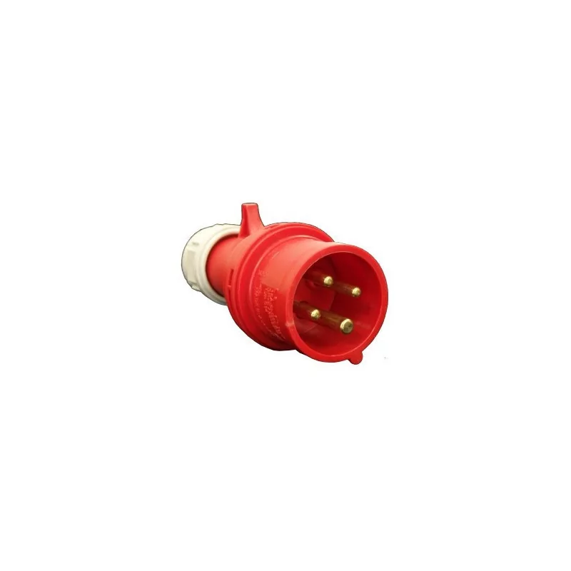 FICHE GROUPE FROID MALE 16A/400V-4 POLES-ROUGE