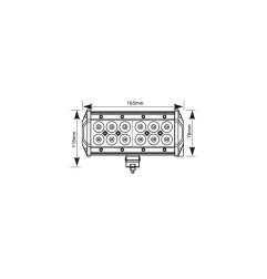 Panneau de barre LED 36W 167mm LB0032