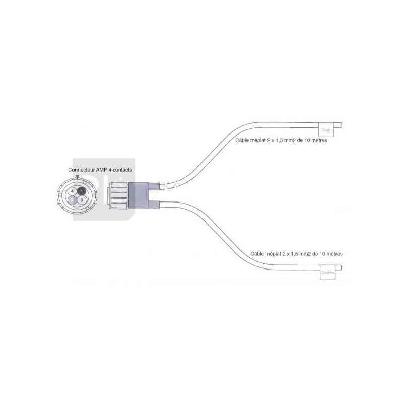 Faisceau pour Renault modèles C et T et Volvo modèles FL et FE Faisceau pour Renault modèles C et T et Volvo modèles FL et FE