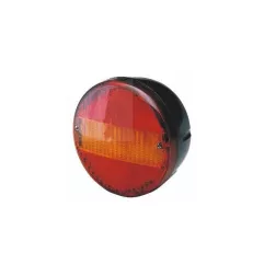 Feu arrière modulaire à ampoules - 12/24 Volts - ø 140 X Ep 80 mm