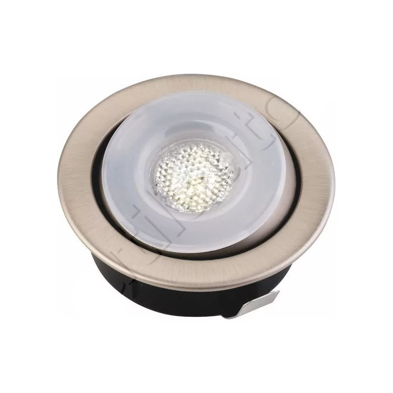 Plafonnier 1 Led orientable - A insérer - 8/33 Volts - ø 69 x Ep 30 mm