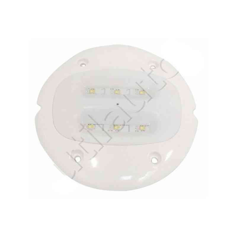 Plafonnier à Leds - A poser - 6 Leds 12/24 Volts - ø 132 x Ep 15 mm - IP67 Plafonnier à Leds - A poser - 6 Leds 12/24 Volts - ø 132 x Ep 15 mm - IP67