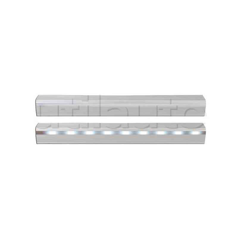 Profil alu 9 LEDS pour marche-pied - 24 Volts BLANC 24V Profil alu 9 LEDS pour marche-pied - 24 Volts BLANC 24V