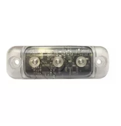 Feu maître de balisage orange à Leds - 12 Volts - IP67