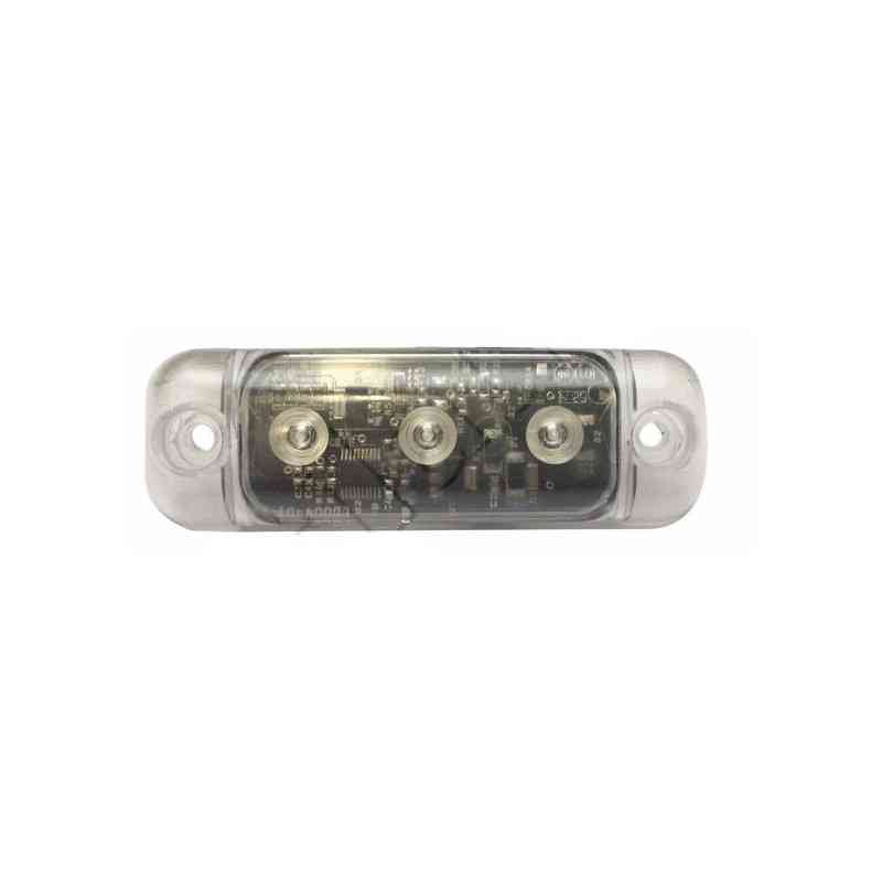 Feu maître de balisage orange à Leds - 12 Volts - IP67 Feu maître de balisage orange à Leds - 12 Volts - IP67