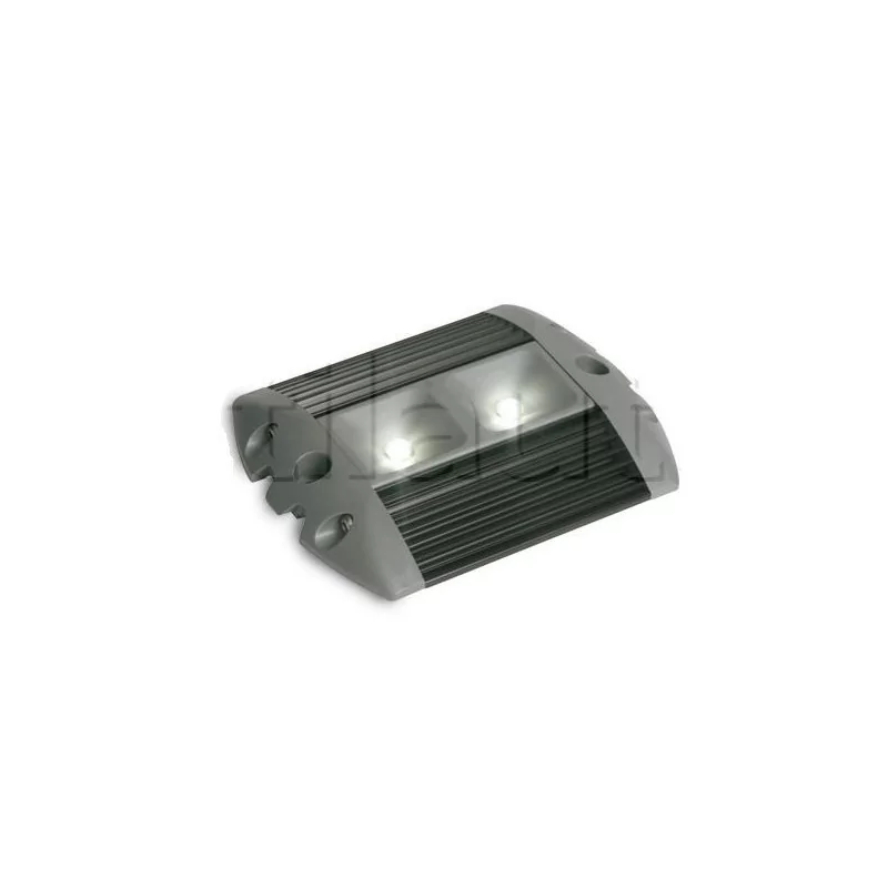 Plafonnier 2 Leds - A poser - 10/32 Volts - L 128 x l 100x Ep 15 mm - IP67