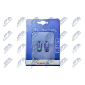 Ampoule Halogène W5w Xénon Bleu - 1 987 302 206, 8GP 003 594-121, LLB501