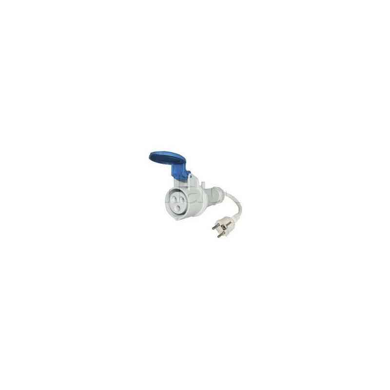 Connecteurs extérieurs pour raccordement 220 Volts - Norme CEE 17 - 16 AmpèresAVEC CABLE 20CM Connecteurs extérieurs pour raccordement 220 Volts - Norme CEE 17 - 16 AmpèresAVEC CABLE 20CM