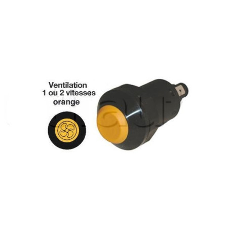 Interrupteur / Contacteur à bouton poussoir - Haute performance VENTILATION 24V.
