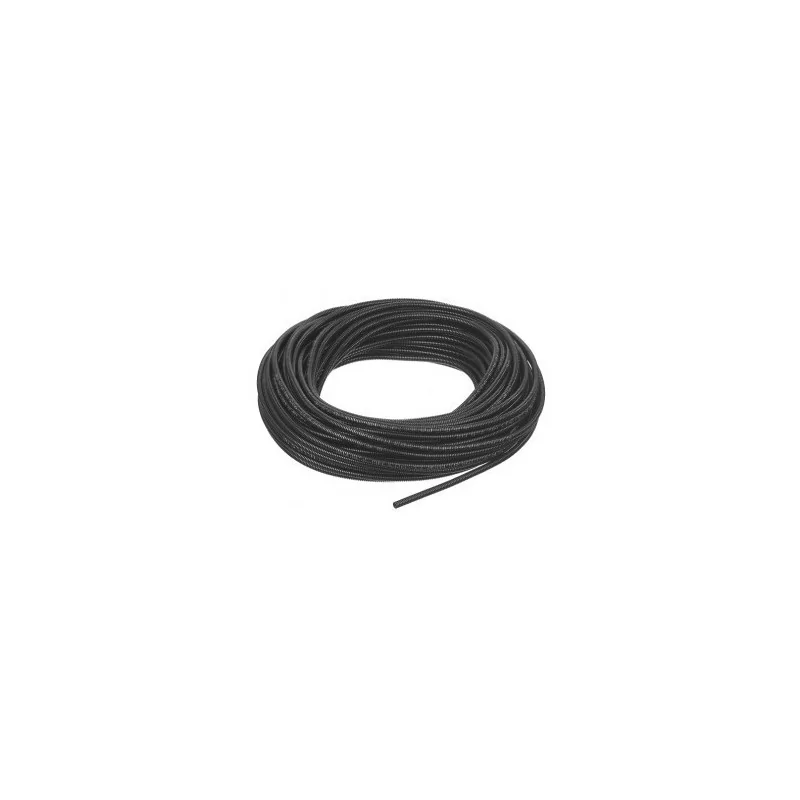 GAINE ANNELEE NOIRE AU M.-POLYAMIDE 6-ADR-9.9MM/13MM-BOBINE DE 50M