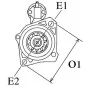 Démarreur 12V 2.2 Kw 9 Dent Nikko 0-21000-3730, 0-21000-4230, 0-21000-4231, 0-21000-5230, 0-21000-5231