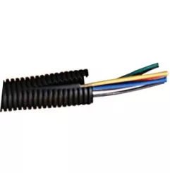 GAINE ANNELEE NOIRE STANDARD FENDUE AU M.-12.9MM/15,8MM-COURONNE 50M