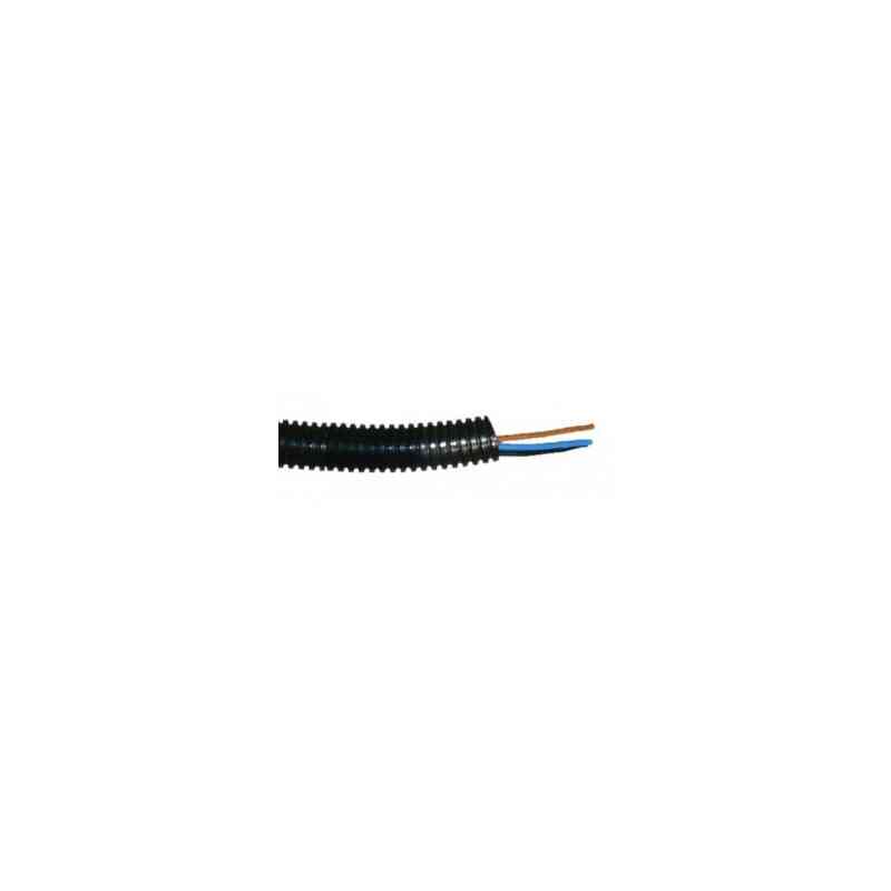 GAINE ANNELEE NOIRE STANDARD AU M.-06MM/9.2MM-COURONNE DE 100M GAINE ANNELEE NOIRE STANDARD AU M.-06MM/9.2MM-COURONNE DE 100M