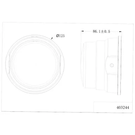 Gyrophare led sans fil sur batterie rechargeable magnétique