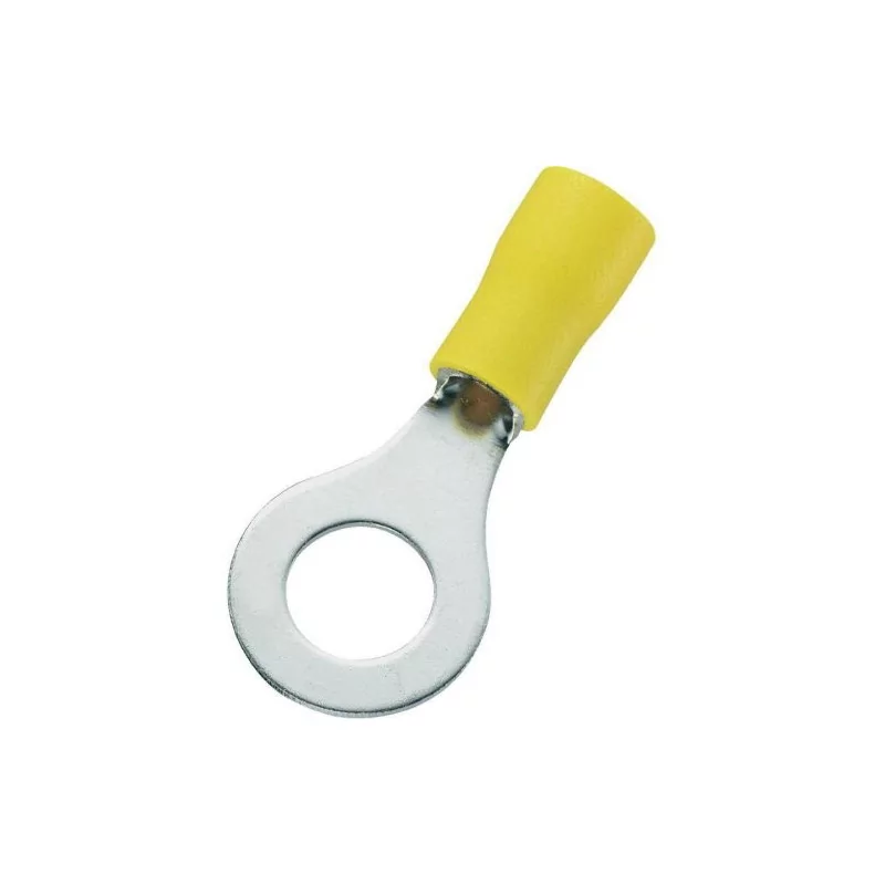 Cosse à oeil jaune diamètre 5 pour câble 2.5 à 6 mm2