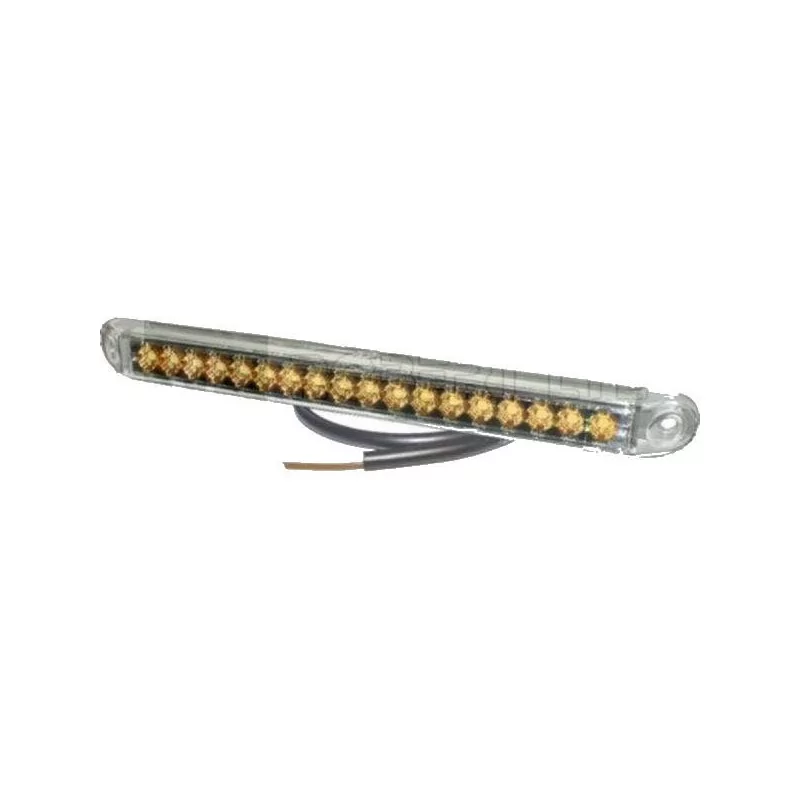 Feu clignotant défilant arrière (séquentiel) ADR à Leds - 252 x 22 x 18 mm - IP67