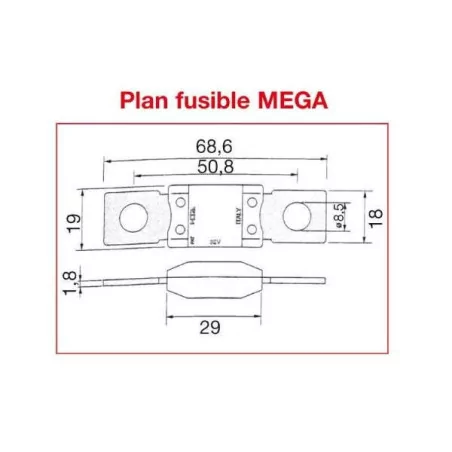 FUSIBLE MEGA 80A