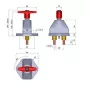 COUPE BATTERIE 250A UNIPOLAIRE - EB100 - SCHEMA C3D - 200031