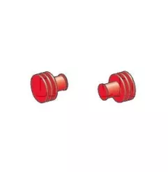 Cappuccio dell'otturatore in silicone rosso