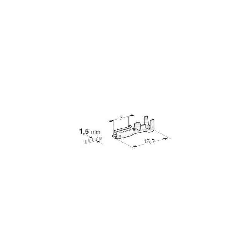 Per Supersal Superard - Connettori in rame in scatola - per cavo da 1 a 1,5 mm² Per Supersal Superard - Connettori in rame in scatola - per cavo da 1 a 1,5 mm²