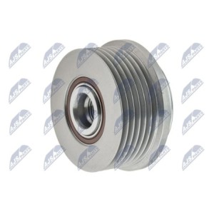 Poulie D'alternateur TOYOTA YARIS FR 1.4 D-4D 2005.11 - AFP0072, 0 124 225 055, 0 986 080 470
