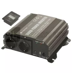 Elevadores/convertidores de voltaje 24V a 230 voltios 300/600W seno puro