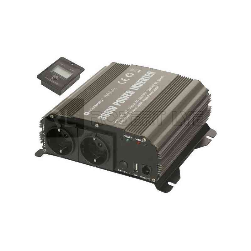 Ascensori/Convertitori di tensione da 24v a 230 volt 300/600 W Sinus puro Ascensori/Convertitori di tensione da 24v a 230 volt 300/600 W Sinus puro