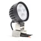 Phare de travail rond 4 leds - 10/30 Volts - ø 84 x H 111 x Ep 65 mm - IP68