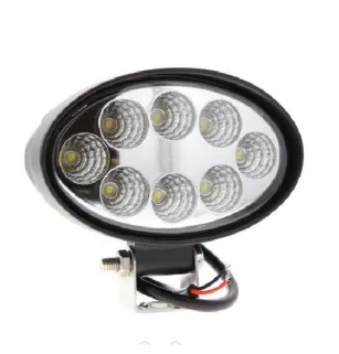 Ovaler Arbeitsscheinwerfer 8 LEDs - 10/30 Volt