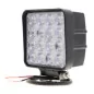 Luz de trabalho quadrada 16 LEDs - 4000 Lumens - 10/30 volts - C 110 x A 164 x Espessura 72mm - IP67