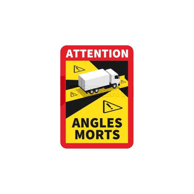 Signalisation angles morts pour Poids Lourds : Surface Standard