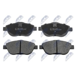 Plaquettes De Frein Avant Brakes CITROEN C3-PICASSO I 1.4 09 - BPPE-1035, 13.0470-3855.2, 13046038552