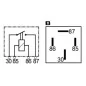 Mini relay 12 V, 70 A - Power steering, Preheating, Fuel pump