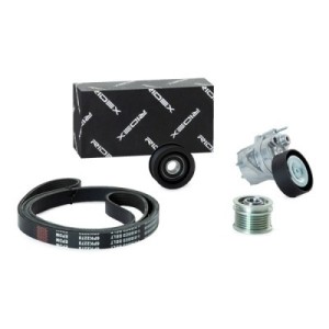 Jeu de courroies trapézoïdales à nervures AUDI, SEAT, SKODA, VW 059903341A, 059903341E, 059903341J