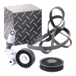 Jeu de courroies trapézoïdales à nervures AUDI, SEAT, SKODA, VW 03D145933AD, 047903137E, 078903137BC